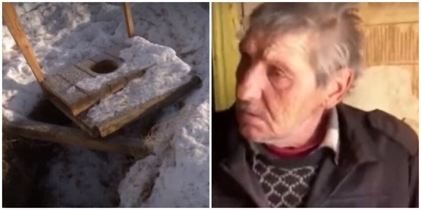 На Урале местный пьяница украл туалет, чтобы растопить печь