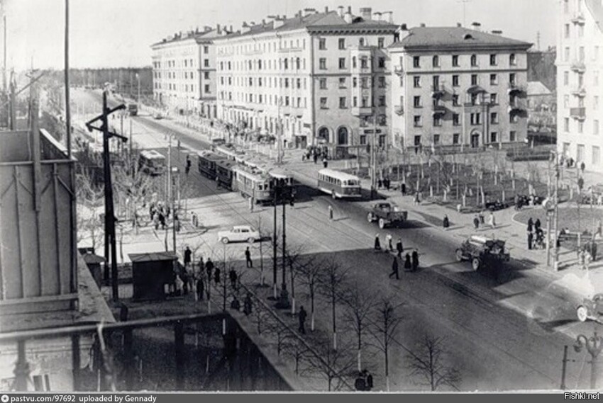 Ул Свободы Москва 1950 год