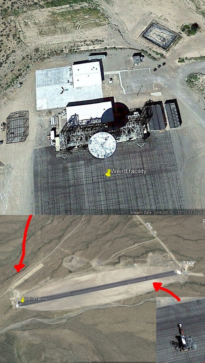29. "Странный объект возле ракетного полигона Уайт-Сэндс, Нью-Мексико"