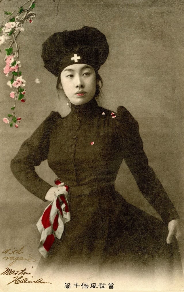 Японская полевая медсестра, 1905 год