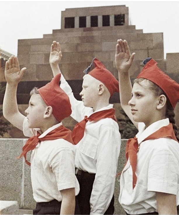 Пионеры, Красная площадь , 1964 год