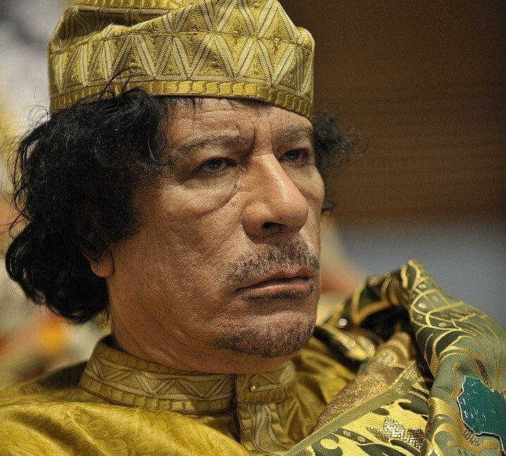 12. Муаммар Каддафи