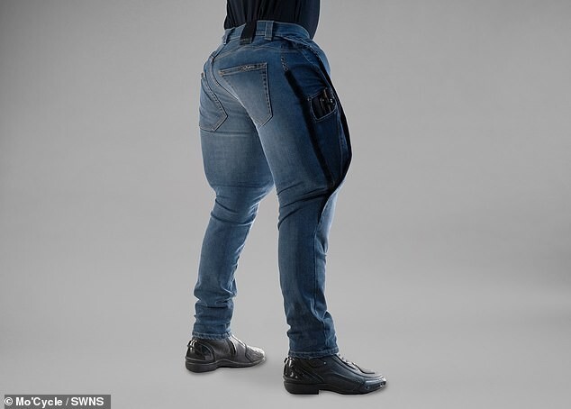 В Швеции придумали джинсы, в которых падать с мотоцикла стало безопаснее