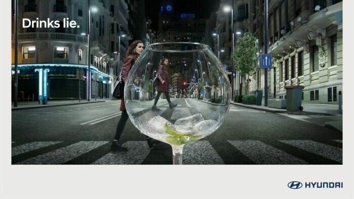 16. Социальная реклама от Hyundai: "Алкоголь врет".