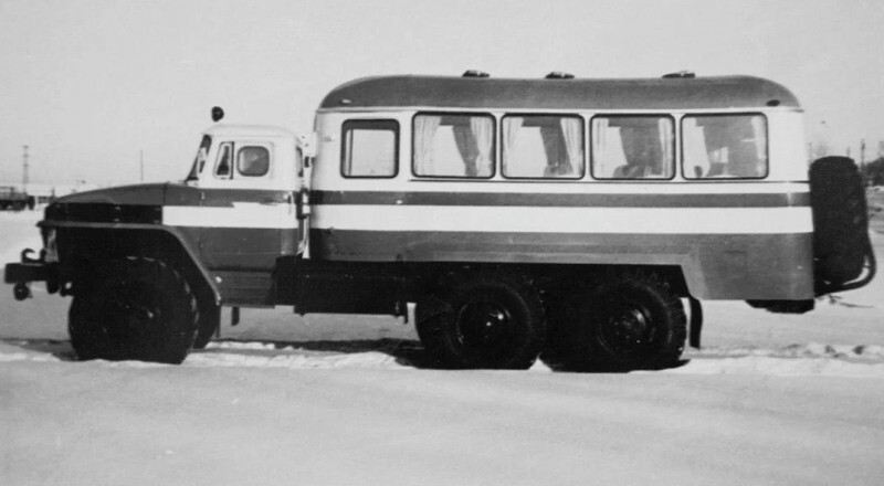 Арктическая маршрутка. КАвЗ-49471 на базе «Урал». 1980-е