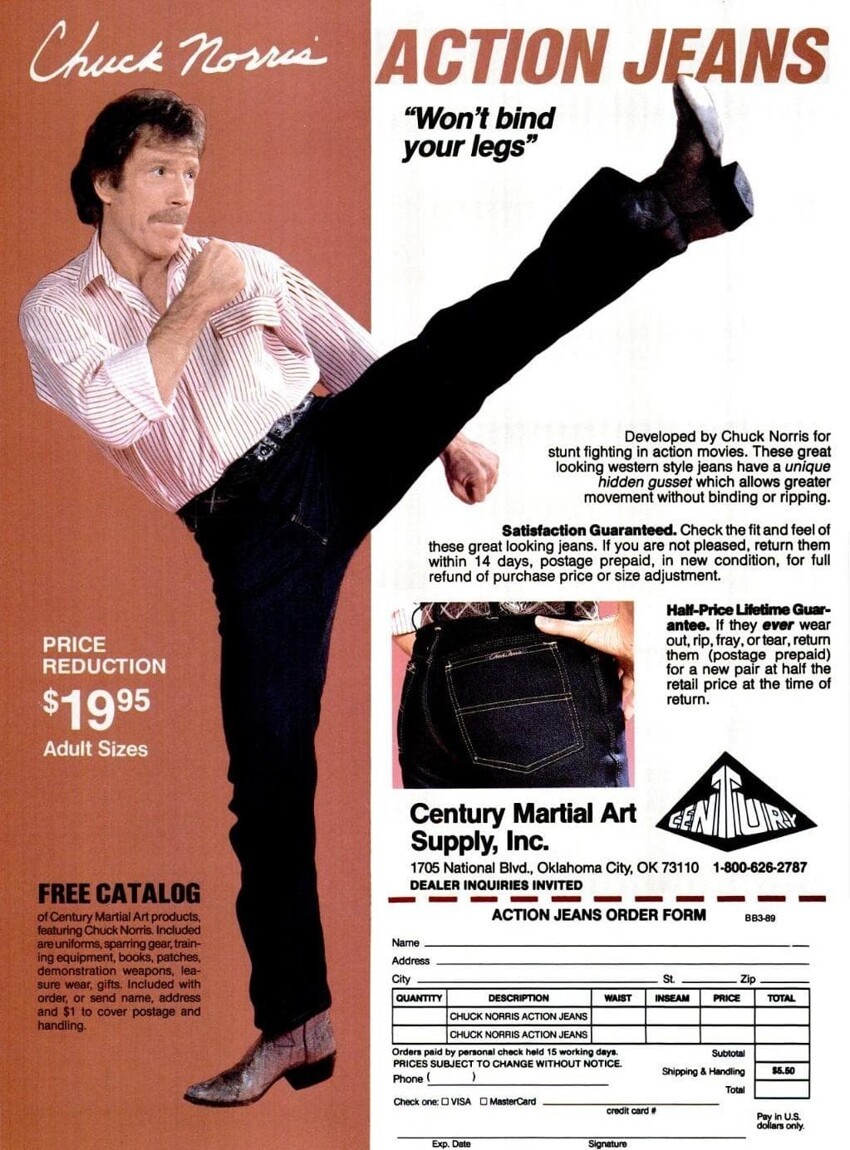 Доширак от Шварценеггера и штаны от Чака Норриса: какой была реклама со знаменитостями в прошлом