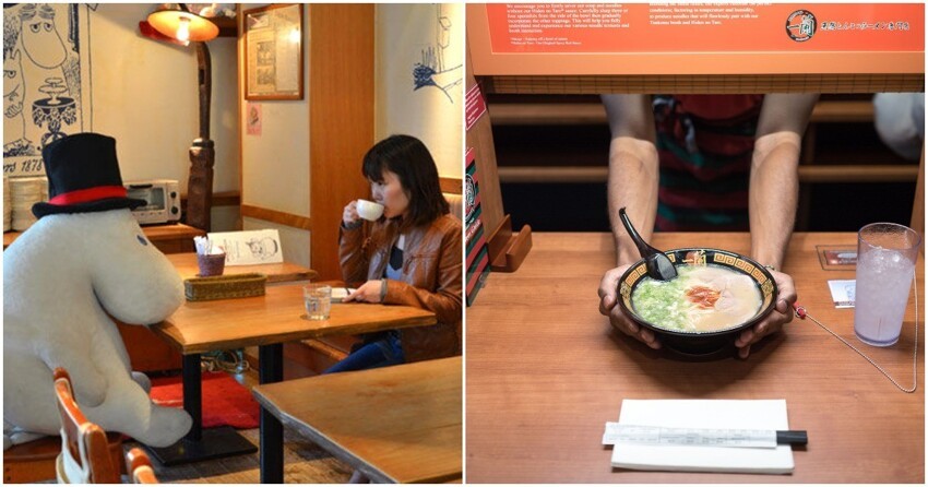 Японские кафе для одиночек