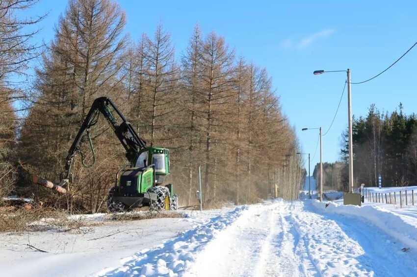 Финны начали строить забор на границе с Россией