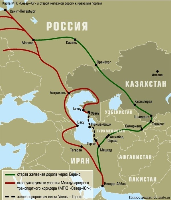 Россия и Иран достраивают последний участок грандиозной железной дороги