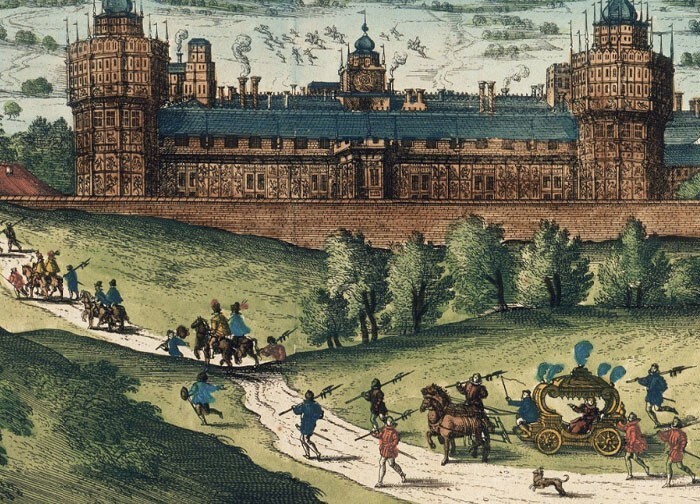 26. Английской королеве Елизавете I требовалось 600 телег с лошадьми, чтобы перевезти всё необходимое для летнего отдыха за городом
