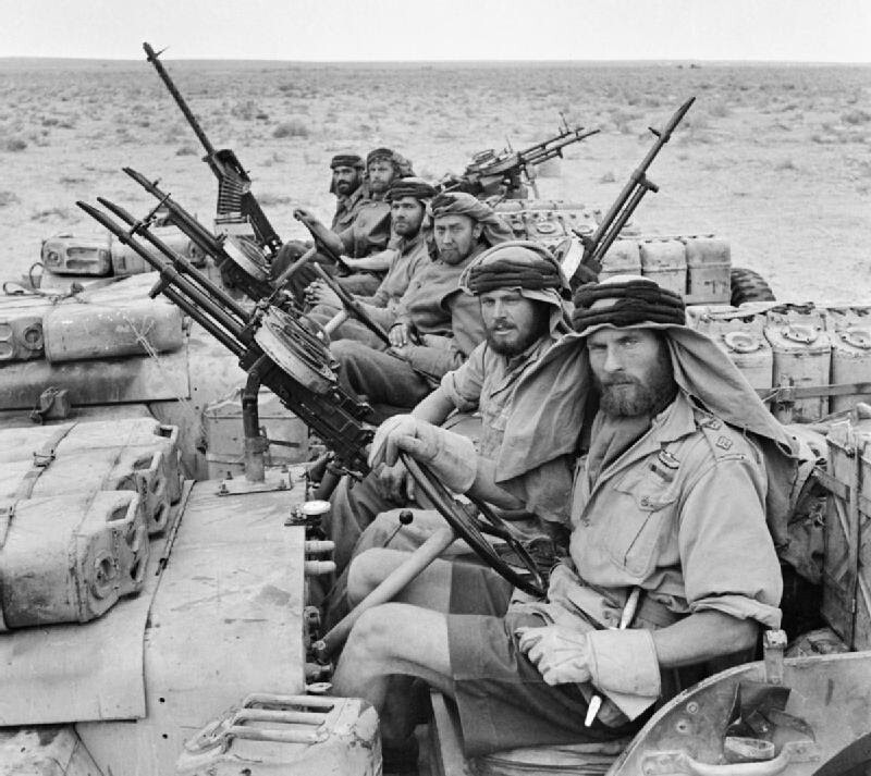 Бойцы SAS в Северной Африке. 1943 год