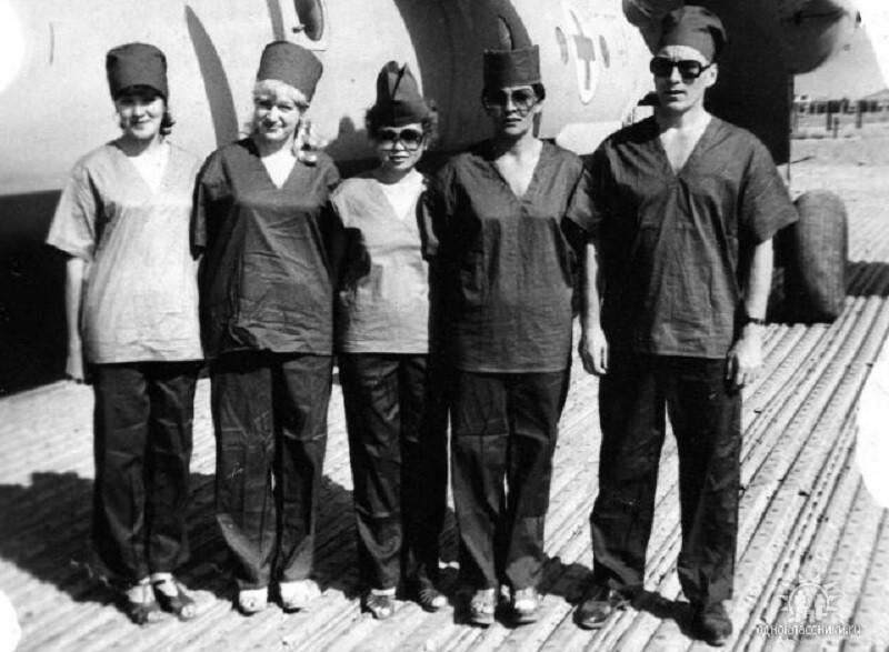  Первая бригада медиков самолета "Спасатель". Афганистан, осень 1982 год