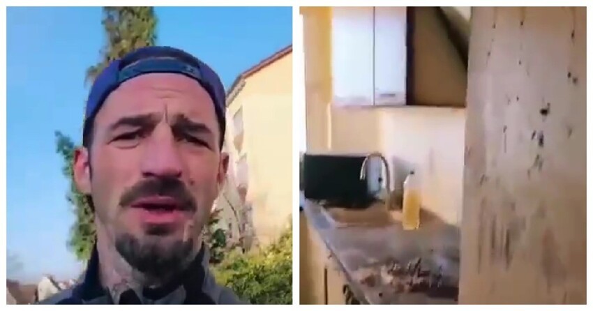 Житель Германии показал, во что превратилась его квартира после того, как там пожили беженцы из Украины