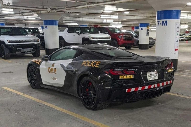 Обновлённый Chevrolet Corvette для канадской полиции