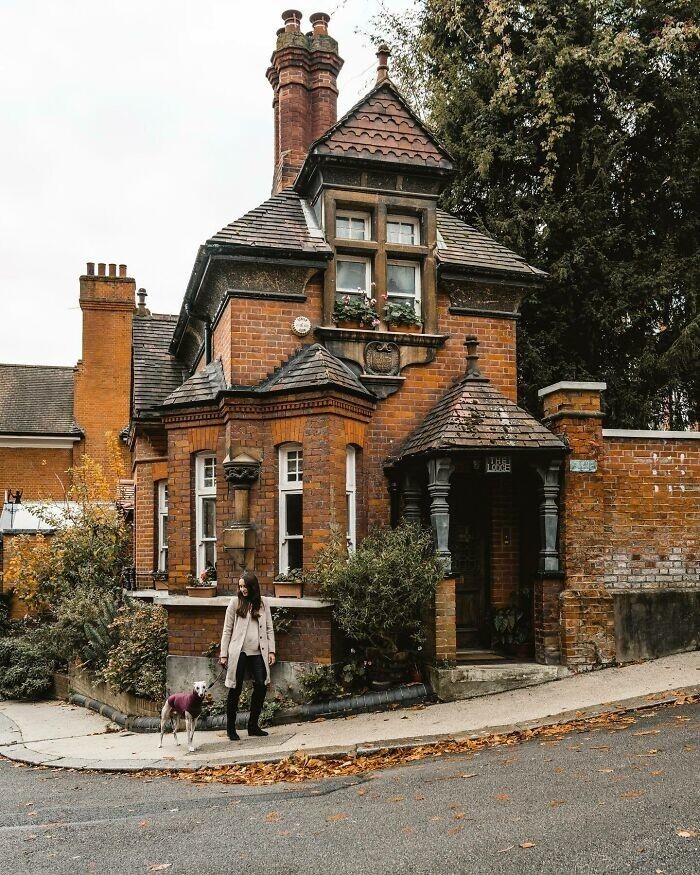 23. Викторианский дом из красного кирпича, Хэмпстед, Лондон, Великобритания