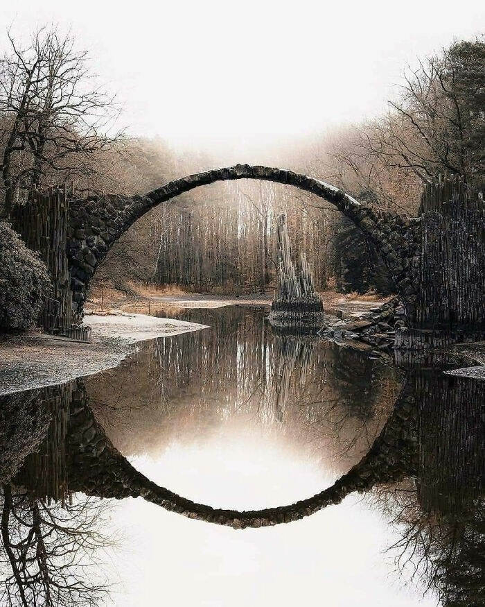 Чертов мост, Кромлау, Германия