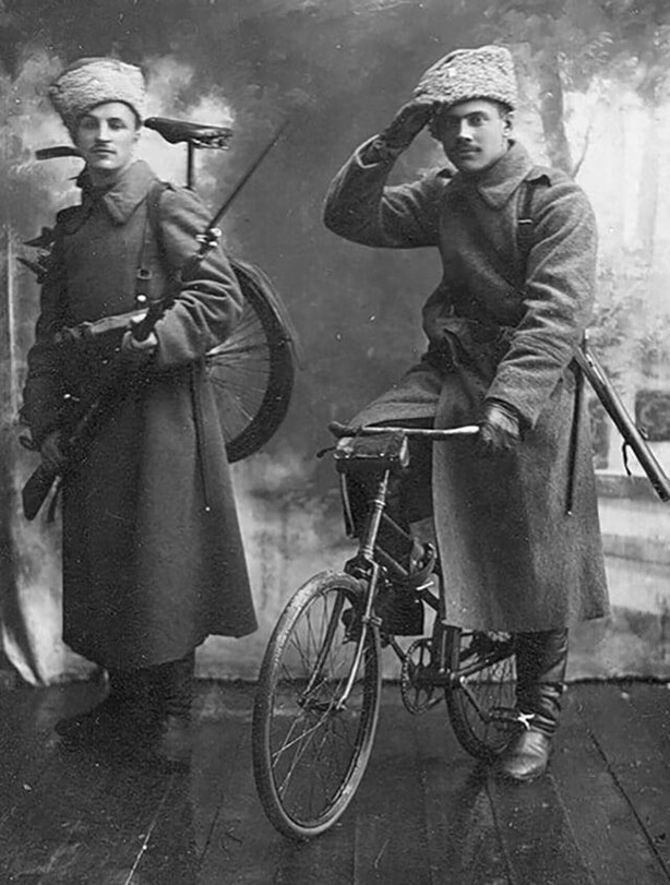Солдаты Русской императорской армии. Первая мировая война. 1916 год