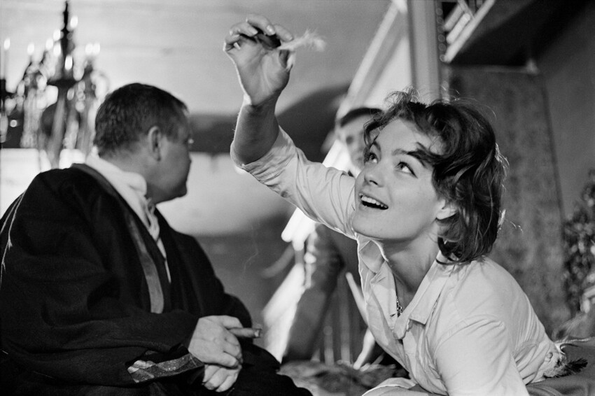 Киноактриса Роми Шнайдер. 1962 год
