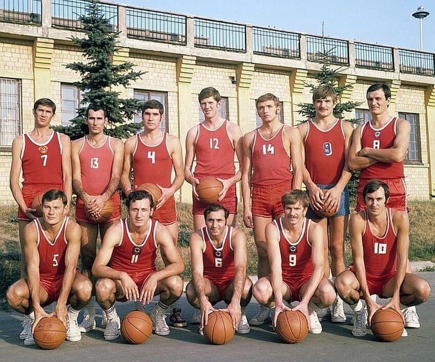 Сборная СССР по баскетболу, 1972 г. Та самая триумфальная олимпийская сборная Мюнхена-72