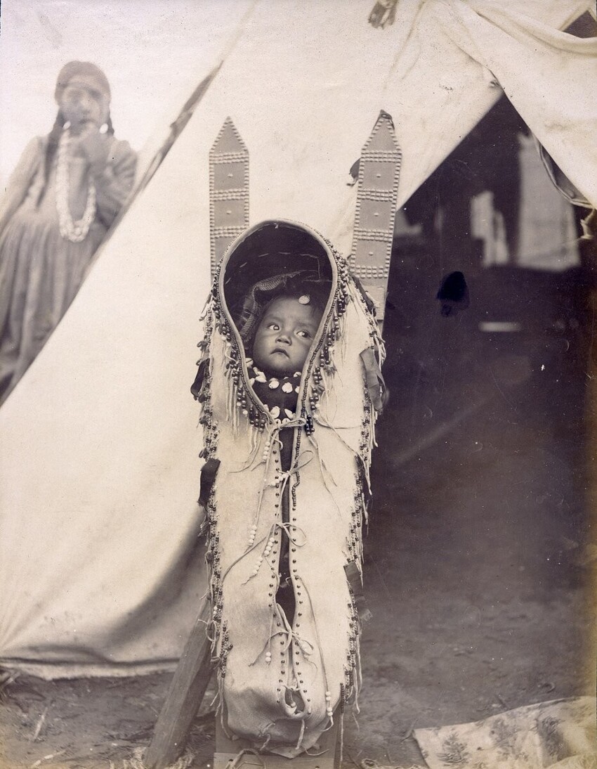Оригинальные детские люльки коренных американцев