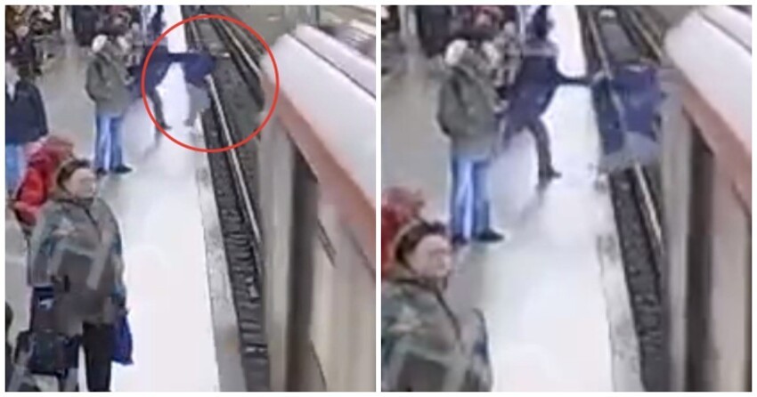 В московском метро мужчина столкнул подростка под поезд