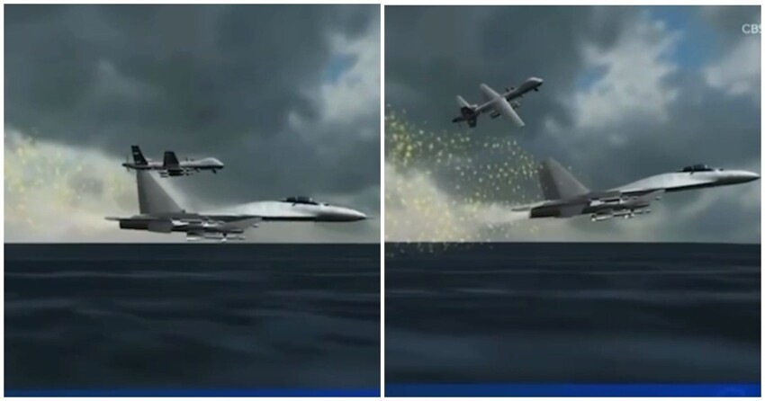 Американский телеканал смоделировал падение беспилотника MQ-9 Reaper в Чёрное море