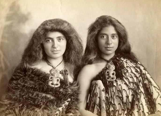 8. Женщины-маори из Новой Зеландии в 1902 году