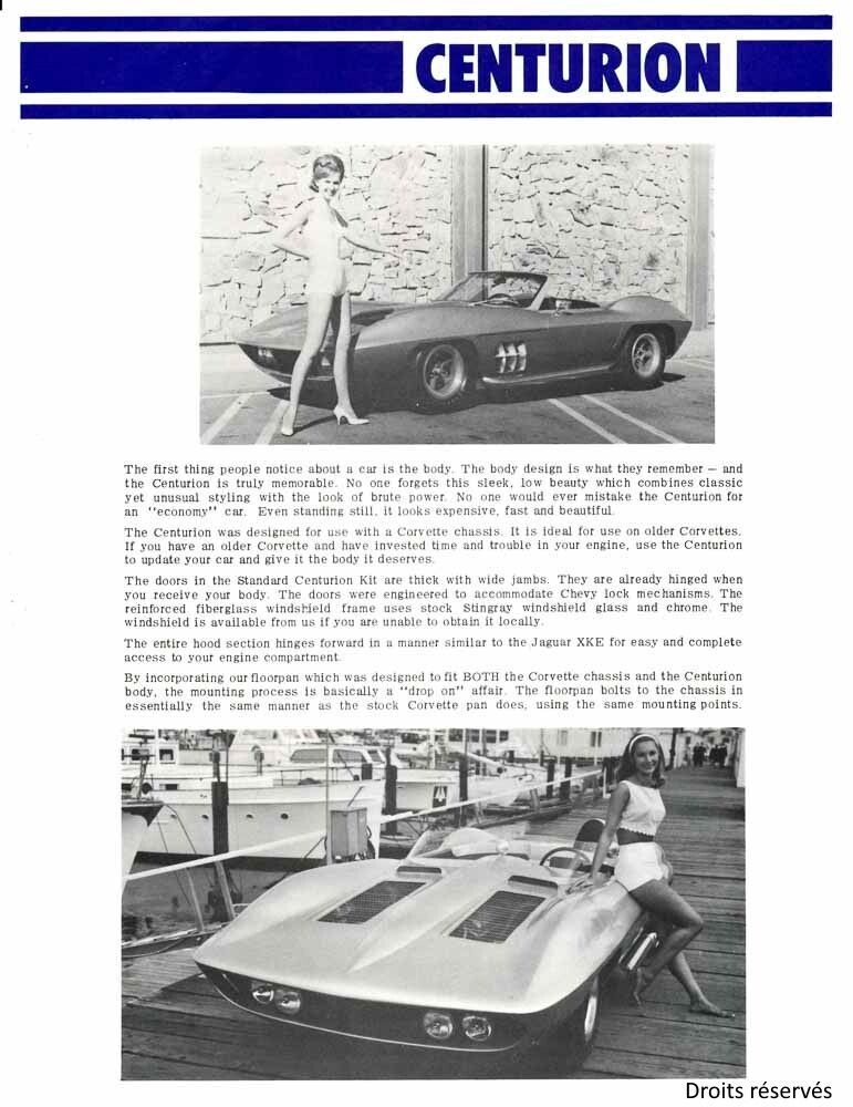 Родстер Chevrolet Corvette Fiberfab Centurion 1958 года выставили на торги