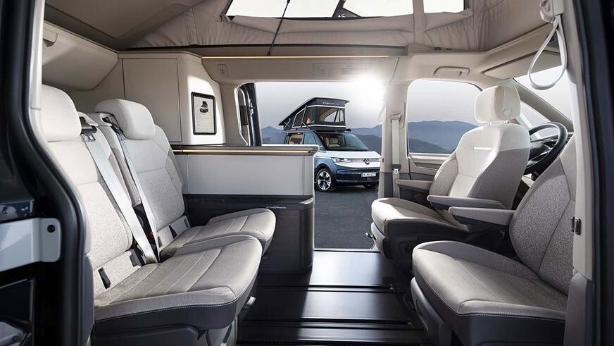 Volkswagen T7 California 2024 - компактный и шикарный дом на колёсах