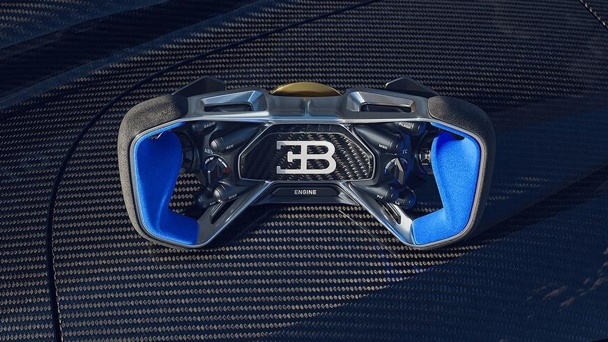 Bugatti показала как выглядит салон гиперкара Bolide