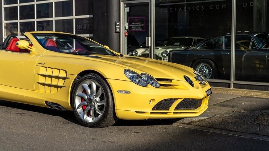 Родстер Mercedes-Benz SLR McLaren 2008 года выпуска без пробега выставили на продажу