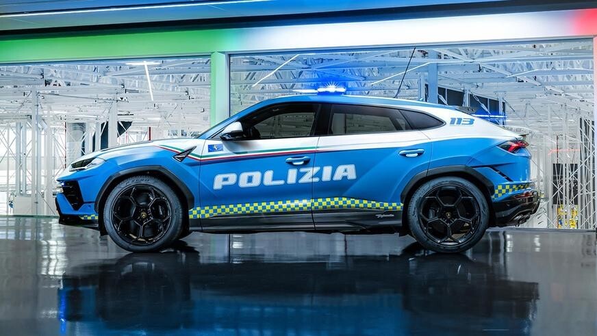 Lamborghini Urus в 2024 году поступит на службу в полицию Италии