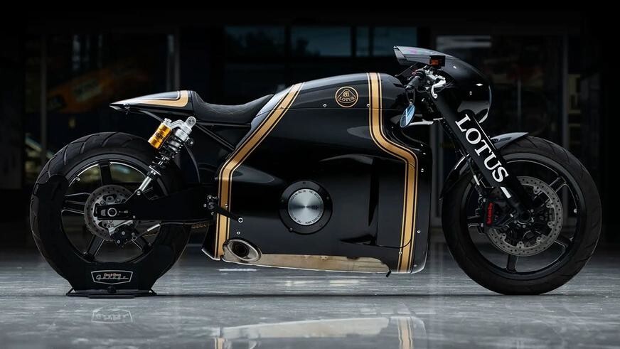 Редкий мотоцикл Lotus 2014 года без пробега выставят на торги