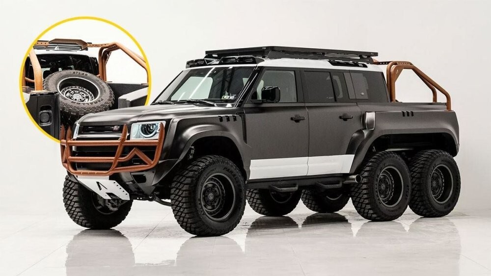 Land Rover Defender Apocalypse 6×6 - 6-колёсный монстр сделанный на заказ