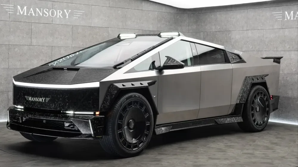 Ателье Mansory приложило руку к электромобилю Tesla Cybertruck