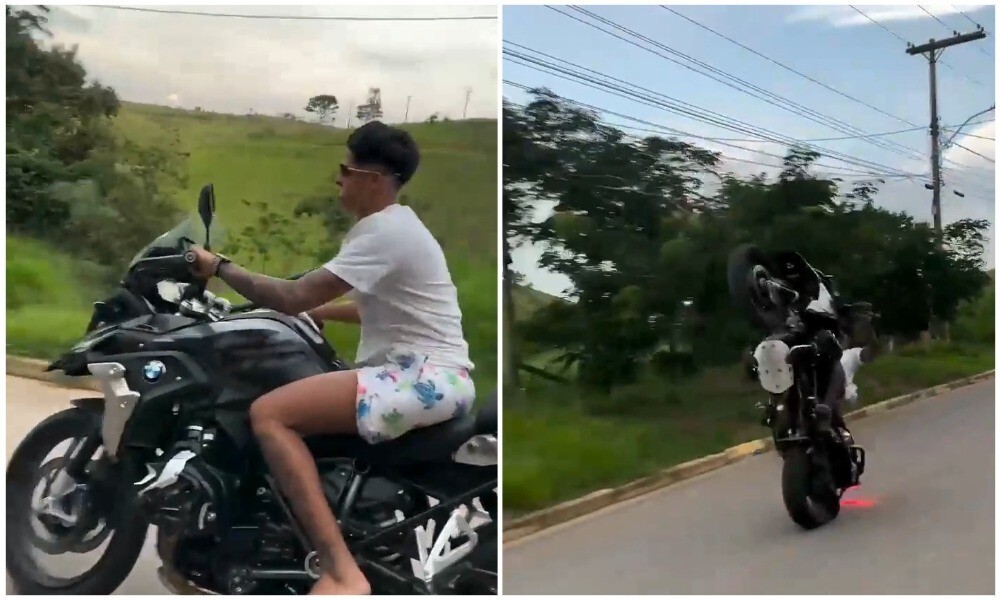 Красивое выступление водителя BMW
