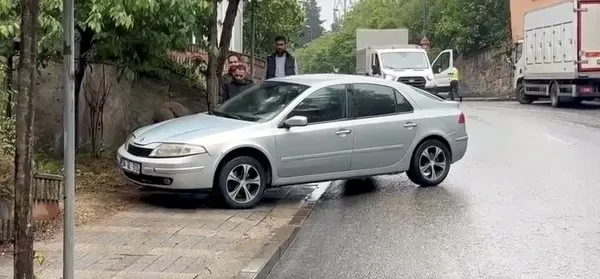 Авария из-за разлитого дизельного топлива