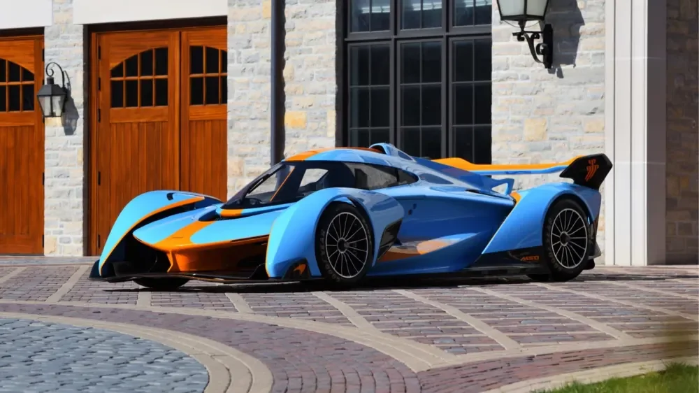 McLaren, созданный для компьютерной игры, продали на аукционе