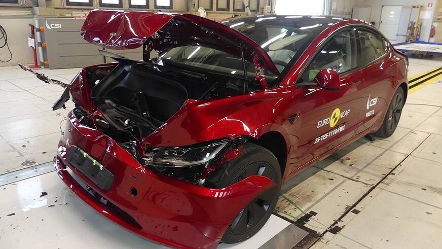 Model 3, Tesla, Авто, Автовсячина, автомир, автомобили, краштест, машина, электромобиль