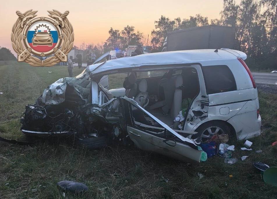 Выехала на встречную полосу в автомобиль с семьёй