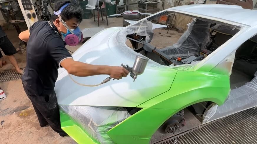 Во Вьетнаме сделали реплику Lamborghini из старого Nissan