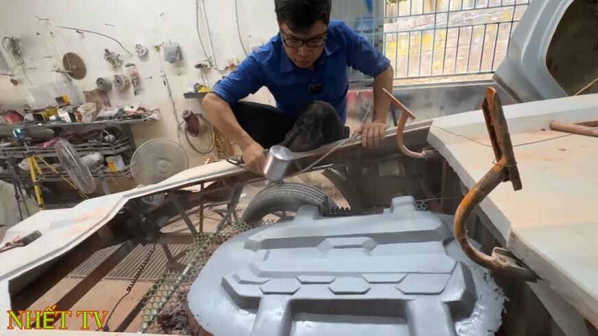 Во Вьетнаме сделали реплику Lamborghini из старого Nissan
