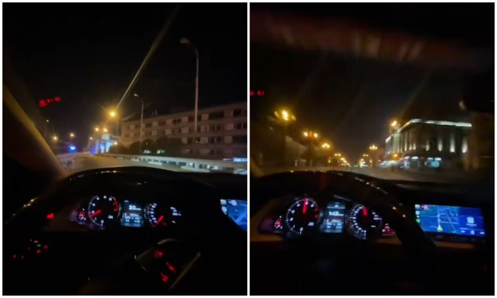 Видео из салона Audi A5, водитель которой на днях убил трёх человек