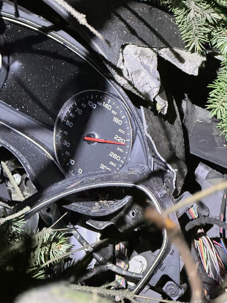 В столб на скорости 220 км/ч