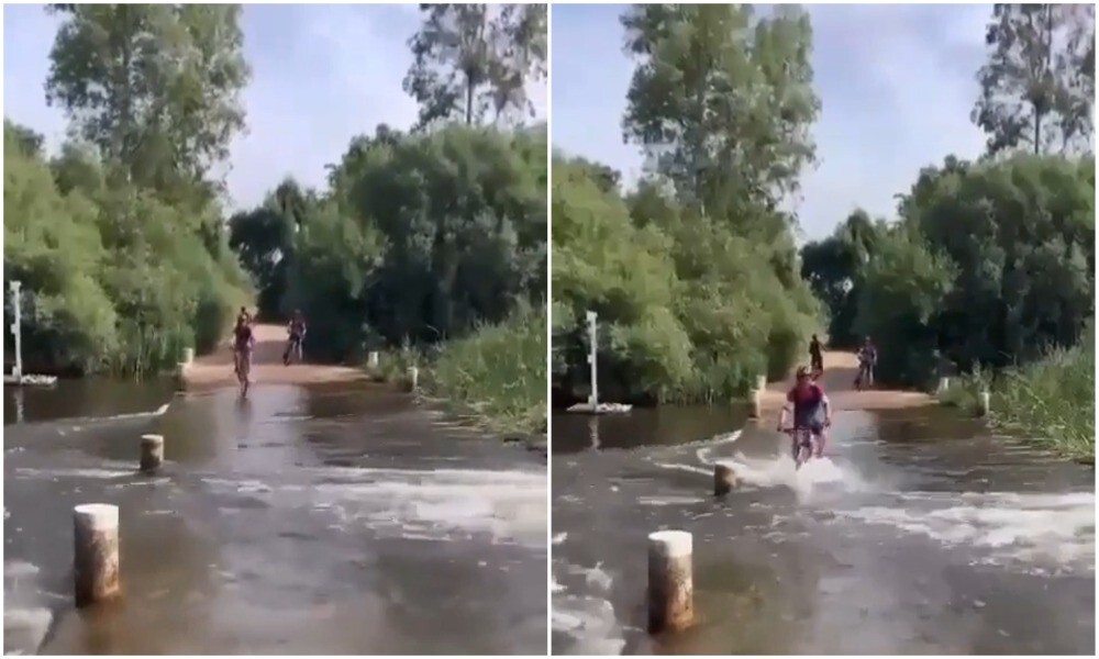 И покатался, и помылся