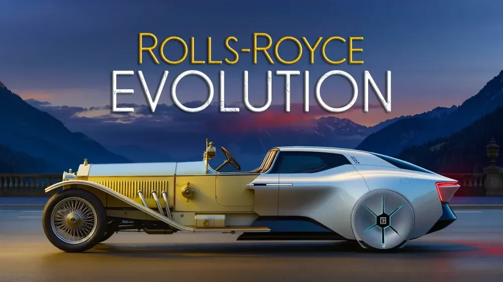 128-летнюю эволюцию автомобилей Rolls-Royce показали за четыре минуты
