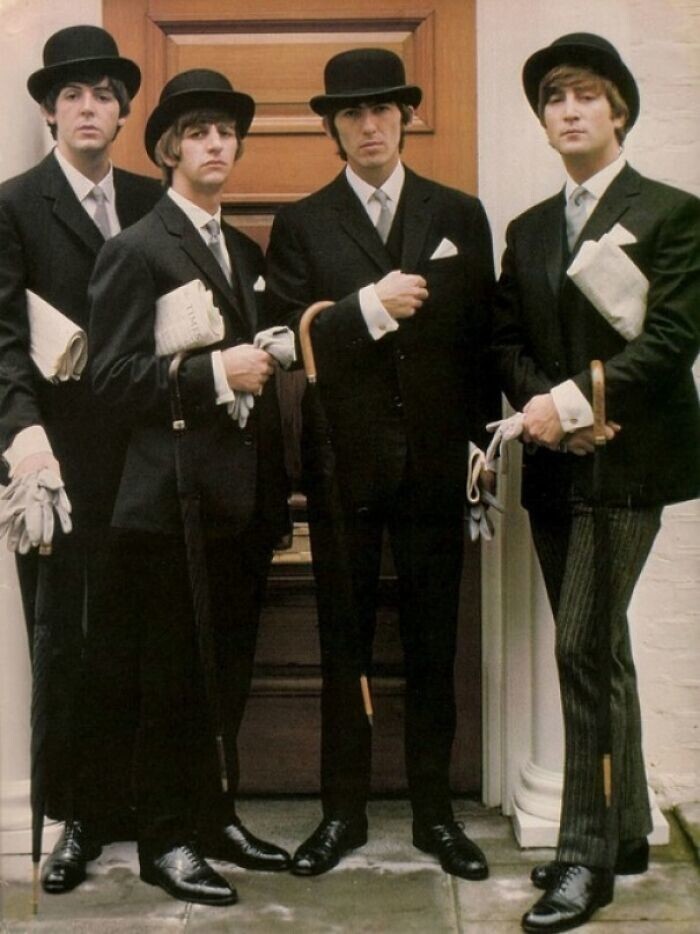 26. The Beatles в фотосессии для журнала Saturday Evening Post (1964)