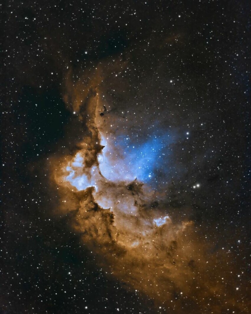 2. NGC 7380 — Туманность Волшебник