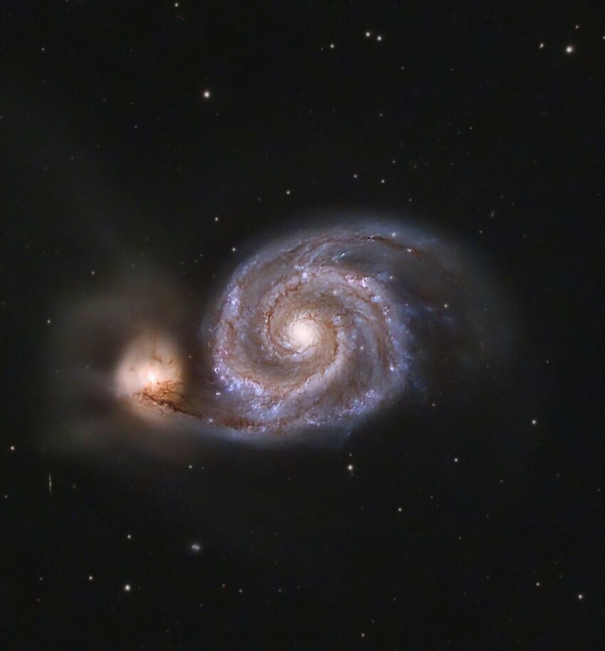 14. M51 — Галактика Водоворот