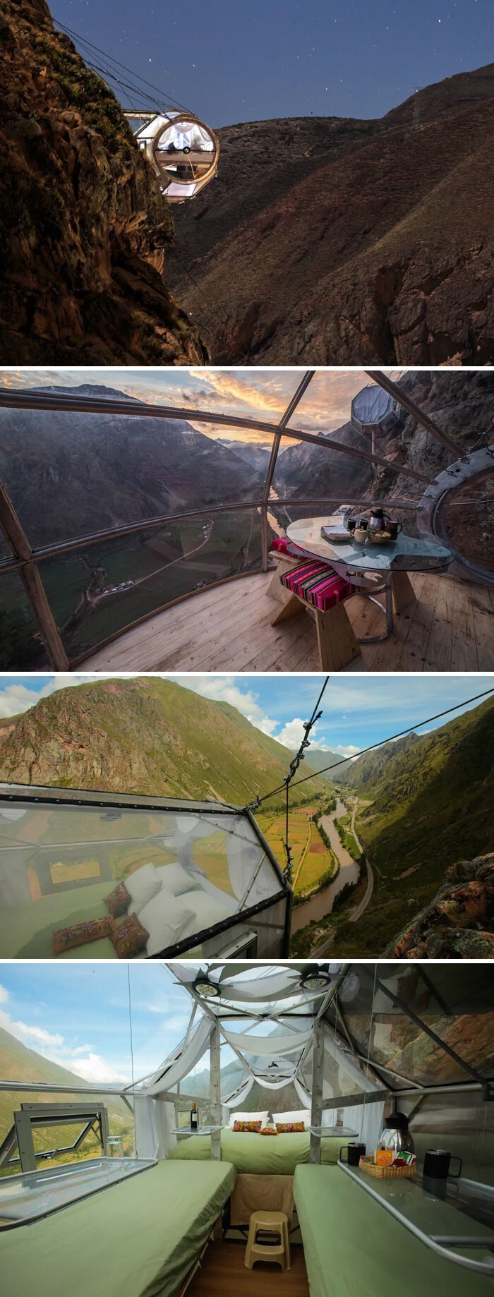 21. "Skylodge Adventure". Урубамба, Перу